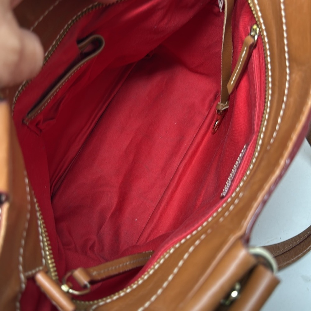 Dooney & Bourke Classic Monogram Canvas Leather Bag - Picture 13 of 16